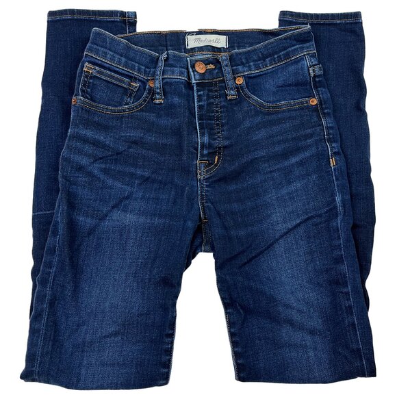 Madewell 9" High-Rise Skinny Jeans in Larkspur Wash Size 24 TENCEL Denim Edition - Picture 2 of 16